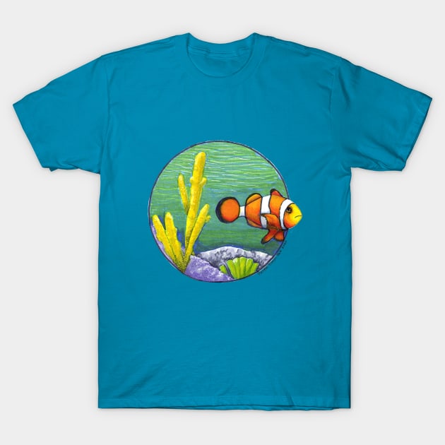 Clown Fish T-Shirt by ReneeDixonArt